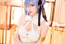 星之迟迟 - 24年1月计划B RE0 蕾姆 旗袍ver [76P-513MB]-妹子图