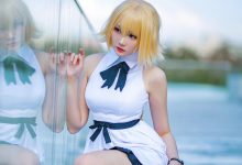 瓜希酱 NO.021 贞德三周年白裙德 [20P-80MB]-妹子图