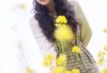 [TouTiao头条女神] 2020-04-20 钟晴 油菜花的晴天-妹子图