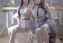 面饼仙儿&半半子 Arknights 黑x森蚺バレエ[56P-483MB]-妹子图