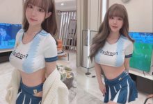 朱可儿阿根廷球衣拍摄花絮 (一) [1V-1.37G]-妹子图