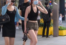 都市丽人黑靴热裤美女【36P-807MB】-妹子图