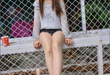 [IESS异思趣向] 普惠集 077 小捷 – 快乐的户外丝-妹子图