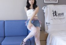 [BoBoSocks袜啵啵]NO.231 小甜豆-板鞋、白色蕾丝袜、可拆卸牛仔裤、裤里丝[154P+1V／6.94GB]-妹子图