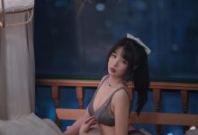 轩萧学姐 -  2023.4月舰长 灰色蕾丝[50P-320MB]-妹子图