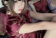 中華娘娘之红色旗袍与美腿高跟[28P/42M]-妹子图