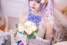 艾西aiwest - NO.02 刻晴花嫁 [40P-545MB]-妹子图