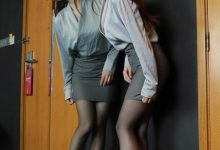 [IESS异思趣向] 2023.03.08 丝享家 1384 小婕《灰裙亮丝》[86P-94.8M]-妹子图