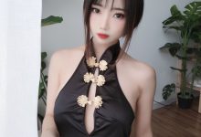 鬼畜瑶 NO.036 黑色短款旗袍[35P1V-131MB]-妹子图