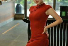 [IESS异思趣向] 2021.10.15 丝享家948：小婕《红色旗袍》[90P／120MB]-妹子图