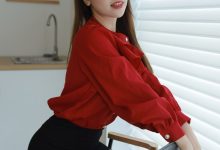 [IESS异思趣向] 2022.09.02 丝享家1195：小婕《红色暗示》[96P／116MB]-妹子图