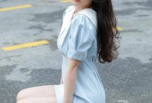 [IESS异思趣向] 2024.04.22 丝享家 1722 秋秋《蓝裙甜妹》[89P105MB]-妹子图