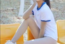 [8K映画视频] 2022.06.08 H2201《思文-公园里的灰连身》[1V-586M]-妹子图