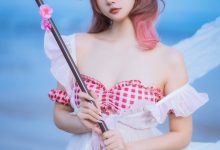 二佐Nisa NO.144 - 泰拉夏日纪事 艾雅法拉泳装[34P-566MB]-妹子图