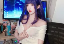 桜桃喵 - 雷电将军同人 [11P-86.6MB]-妹子图