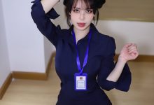 Tina很妖孽呀-职业装秘书 [46P-400M]-妹子图