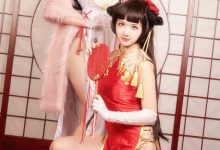 源纱希喵喵喵 - NO.004 &Meiyi_烛墨 犬獒旗袍[12P]-妹子图