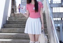 鱼子酱《天台少女》原版写真 [120P-1.01G]-妹子图