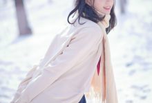 周叽是可爱兔兔 NO.021 - 雪景JK[15P／130MB]-妹子图