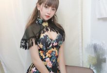 过期米线线喵 – 披肩小洋装-妹子图