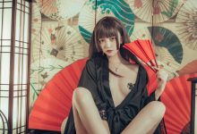 过期米线线喵 – 和风泳衣-妹子图