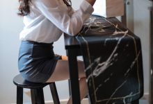 丝慕写真 SM070 天天一元 花姐《在阳台的夜晚》-妹子图