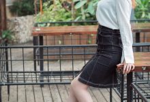 [IESS异思趣向] 2018.12.16 丝享家382：紫紫 - 紫紫知性灰丝 [90P]-妹子图