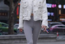 都市丽人灰色瑜伽裤美女【套图+视频-23.4G】-妹子图