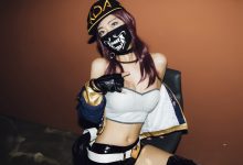 Mona  - Akali (KDA) - Moon Night Snap [32P-589MB]-妹子图