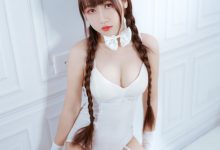 不呆猫 NO.001 - 白色兔女郎[28P／56.4MB]-妹子图