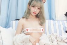 过期米线线喵 兽耳 白色 [18P 2M]-妹子图