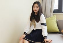 初夏女神 NO.017 水吉 M码水手服搭配37码运动鞋[122P+1V／8.22GB]-妹子图