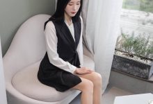 丝慕写真 SM433 天天一元 模特：紫宁《绫肤色连裤袜》-妹子图