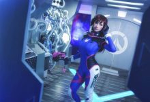 游戏美女dva cos图片守望先锋cos美女图片-妹子图