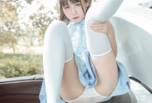 不呆猫 NO.011 – 白丝过膝袜[21P+12V／209MB]-妹子图
