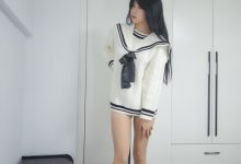 [MSLASS梦丝女神] 2021.11.17 《韩飞儿 白衣大长腿》 [30+1P-157M]-妹子图