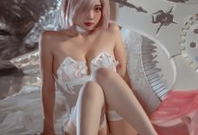 二佐Nisa – fate玛修婚纱[40P／621MB]-妹子图