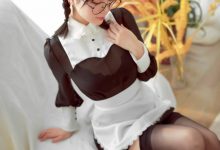 周叽是可爱兔兔 - 眼镜女仆 [36P3V-525MB]-妹子图