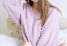 黑川 NO.031 紫色毛衣 [14P-134MB]-妹子图