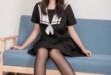 [SSA丝社]超清写真 No.135 甘子16的芳华少女长筒黑丝 [116P-1.61GB]-妹子图