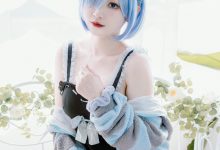 桃墨公子 - 居家的蕾姆 [24P-229MB]-妹子图