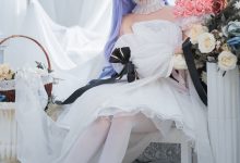 Coser面饼仙儿 - 独角兽婚纱[14P／129MB]-妹子图