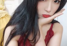 轩萧学姐 - 酒红色睡衣 [36P3V-209MB]-妹子图