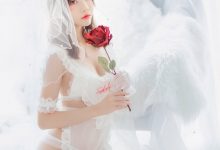 喵糖映画 VOL.186 纯白轻纱-妹子图