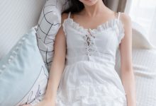 喵糖映画 VOL.187 白裙少女-妹子图