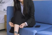 [BoBoSocks袜啵啵]NO.245 小甜豆-高跟鞋、短灰丝、半蹲镜头较多 [300P+1V／8.48GB]-妹子图