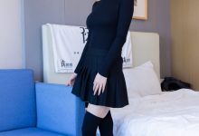 [BoBoSocks袜啵啵]NO.313 芝士-皮鞋、平底鞋、厚黑丝、厚黑丝大腿袜[150P+1V／6.30GB]-妹子图