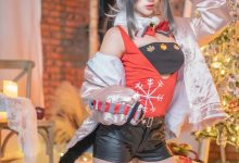 周叽是可爱兔兔 NO.035 – 圣诞黑 [18P-160M]-妹子图