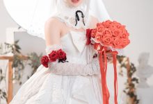 Coser面饼仙儿 – 德丽莎婚纱 [13P-90P]-妹子图