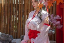 秋和柯基 -  汤池巫女 [35P+1V-711MB]-妹子图